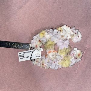 Authentic Chanel Floral pin